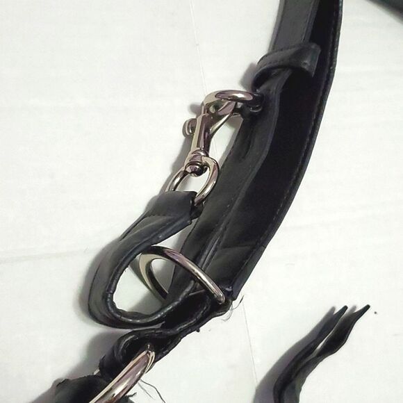 Coach Black Leather Minimalist Utility Career Essential Duffle Hobo Shoulder Bag - Picture 5 of 16